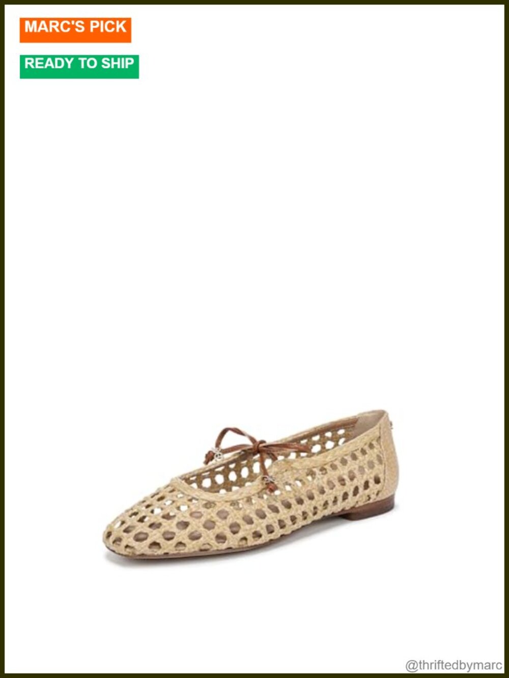 Woven Mary Jane Ballet Flats Slip-On Casual Party Shoes